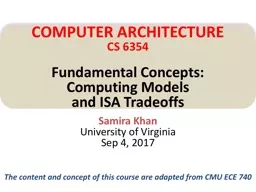 Samira Khan University of Virginia