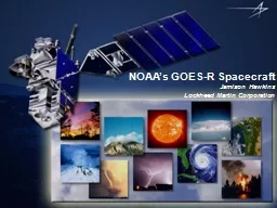 NOAA’s GOES-R  Spacecraft