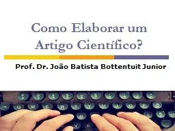 Como Elaborar um Artigo Científico?