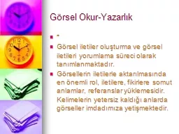 Görsel Okur-Yazarlık *