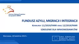 FUNDUSZ  AZYLU, MIGRACJI I