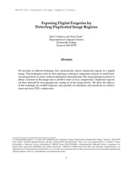 TR Dartmouth College Computer Science Exposing Digital