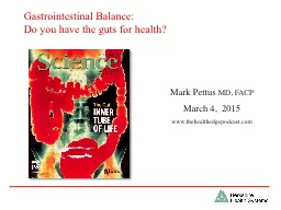 Gastrointestinal Balance: