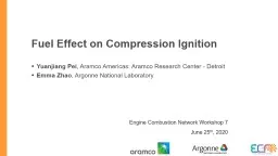 Fuel Effect on Compression Ignition