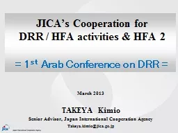 JICA’s Cooperation for