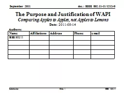 September 2011 IEEE 802.11