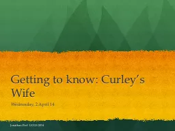 PPT-Getting to know: Curley’s Wife