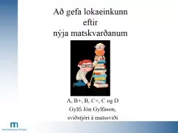 Að gefa lokaeinkunn eftir