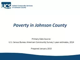 Poverty in Johnson County