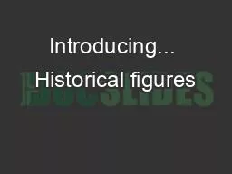 Introducing... Historical figures