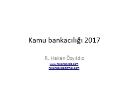 Kamu bankacılığı 2017