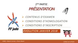 1 ère  PARTIE :   PRÉSENTATION