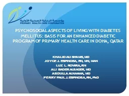 PSYCHOSOCIAL ASPECTS OF LIVING WITH DIABETES MELLITUS: BASIS FOR AN ENHANCED DIABETIC