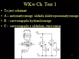 WKw   Ch . Test 1 To jest schemat: