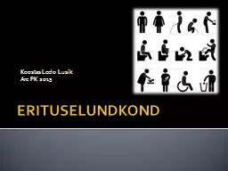 ERITUSELUNDKOND Koostas Leelo Lusik