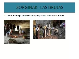 SORGINAK- LAS BRUJAS En la