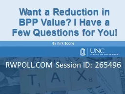 Want a Reduction in BPP Value? I Have a Few Questions for You!