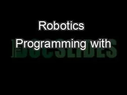 Robotics Programming with