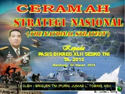 Strategi nasional ( the national strategy