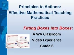 Principles to Actions: Effective Mathematical Teaching Practices