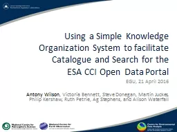 Using a Simple Knowledge Organization System to facilitate Catalogue and Search for