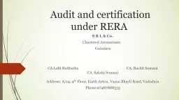 Audit and certification