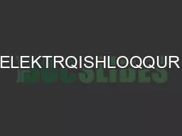 АО  “ELEKTRQISHLOQQURILISH