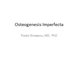 Osteogenesis Imperfecta