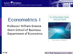 Econometrics I