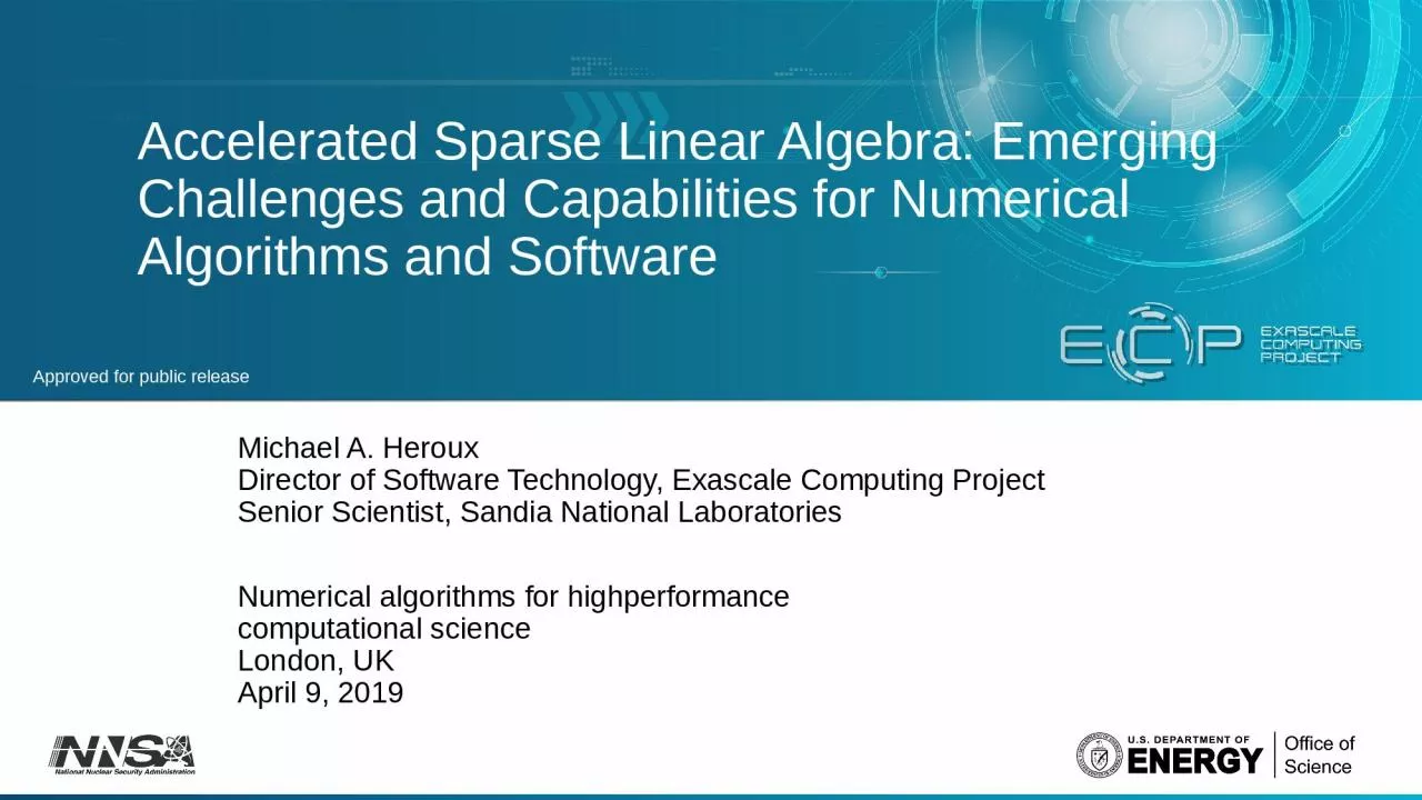 PPT-Accelerated Sparse Linear Algebra: Emerging Challenges and Capabilities for Numerical