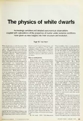 Th physic o whit dwarf Increasingl sensitiv an detaile