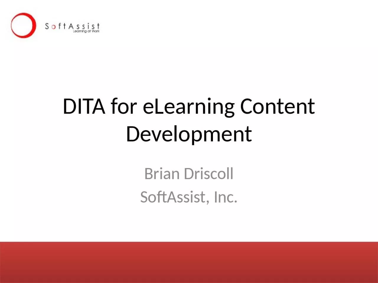 PPT-DITA for eLearning Content Development