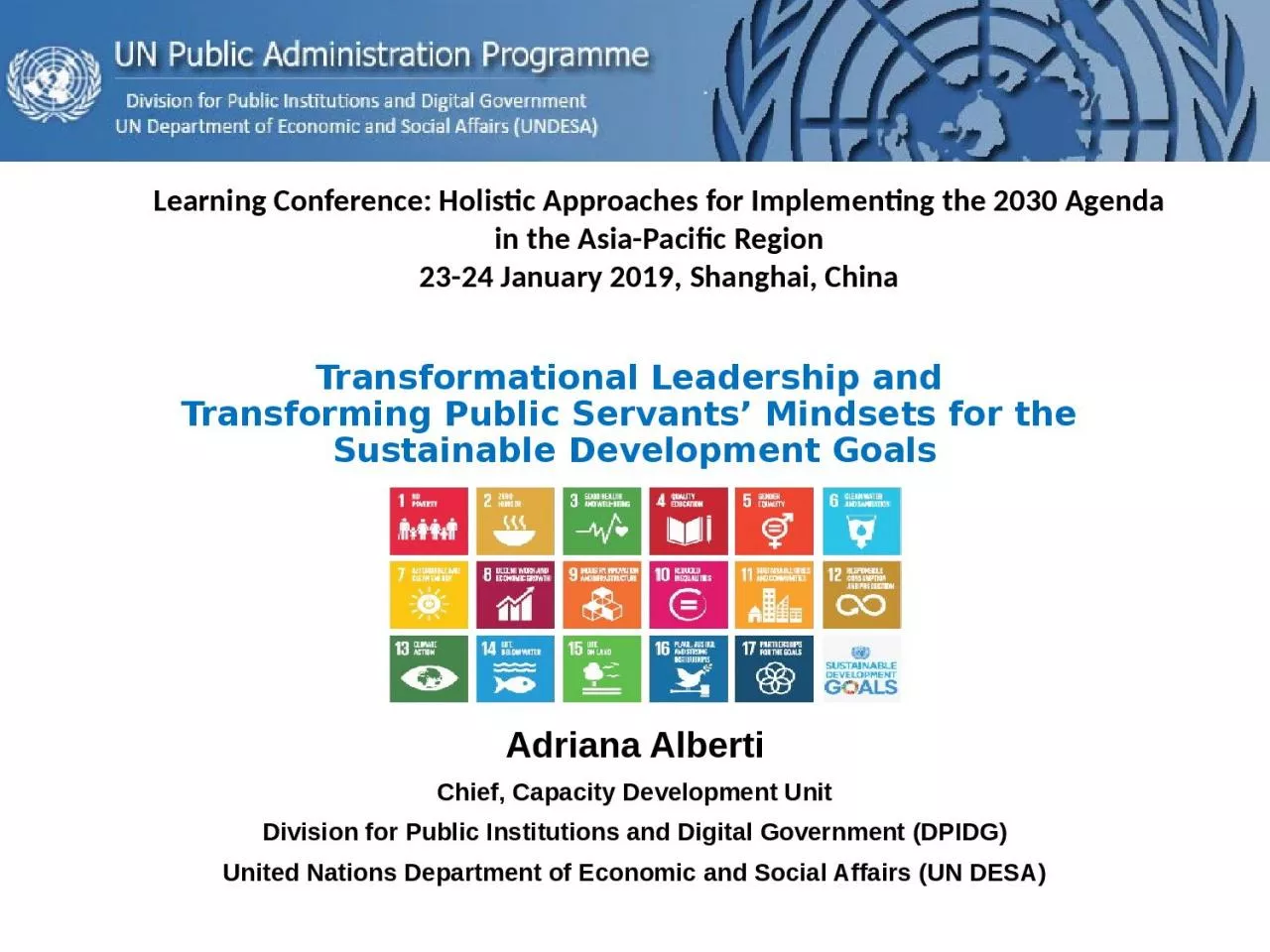 PPT-Transformational Leadership and Transforming Public Servants Mindsets for the Sustainable