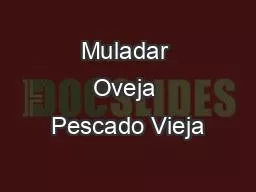 Muladar Oveja Pescado Vieja