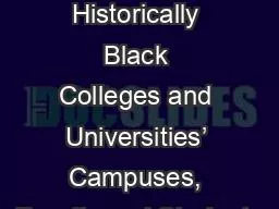 Internationalizing Historically Black Colleges and Universities’ Campuses, Faculty and