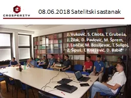 08.06.2018 Satelitski sastanak