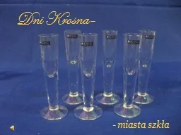 Dni Krosna- - miasta szkła