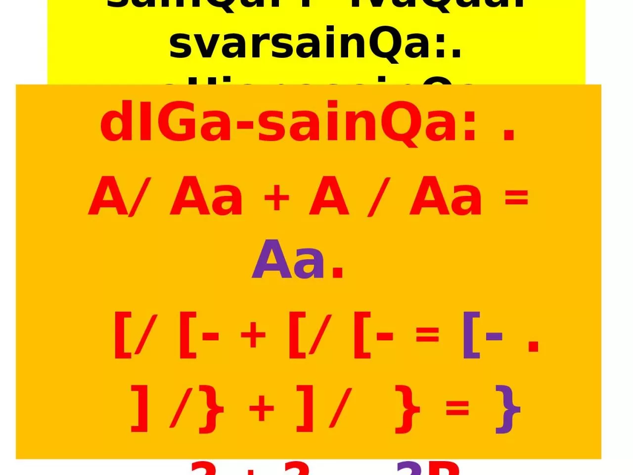 PPT-sainQa: i~ivaQaa. svarsainQa:. vyaHjanasainQa: . ivasaga-sainQa: ca .