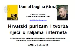 Daniel Dugina  ( Graz ) Institut