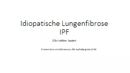 Idiopatische   Lungenfibrose