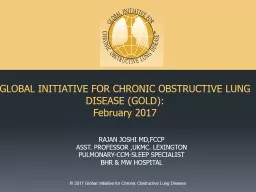 GLOBAL INITIATIVE FOR CHRONIC OBSTRUCTIVE LUNG DISEASE (GOLD):