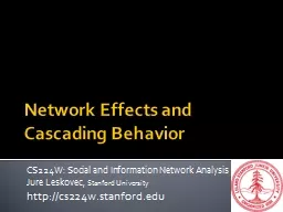 Network Effects  and  Cascading