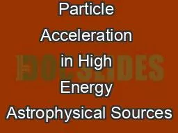 Stochastic Particle Acceleration in High Energy Astrophysical Sources