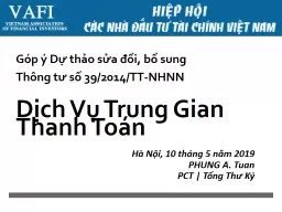 G p   D  th o s a  i, b  sung  Th ng t  s  39/2014/TT-NHNN  D ch V  Trung Gian Thanh To