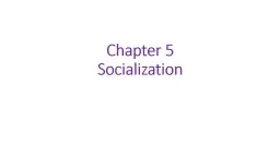 Chapter 5 Socialization Feral Children