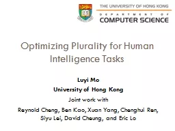 Optimizing Plurality for Human Intelligence Tasks