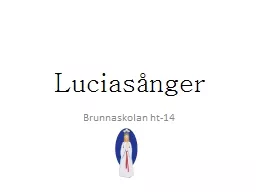 Luciasånger Brunnaskolan ht-14