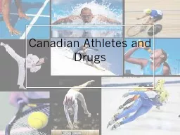 PPT-Canadian Athletes and Drugs