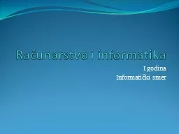 Računarstvo i informatika