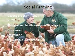 Social Farming Dagens program / citat